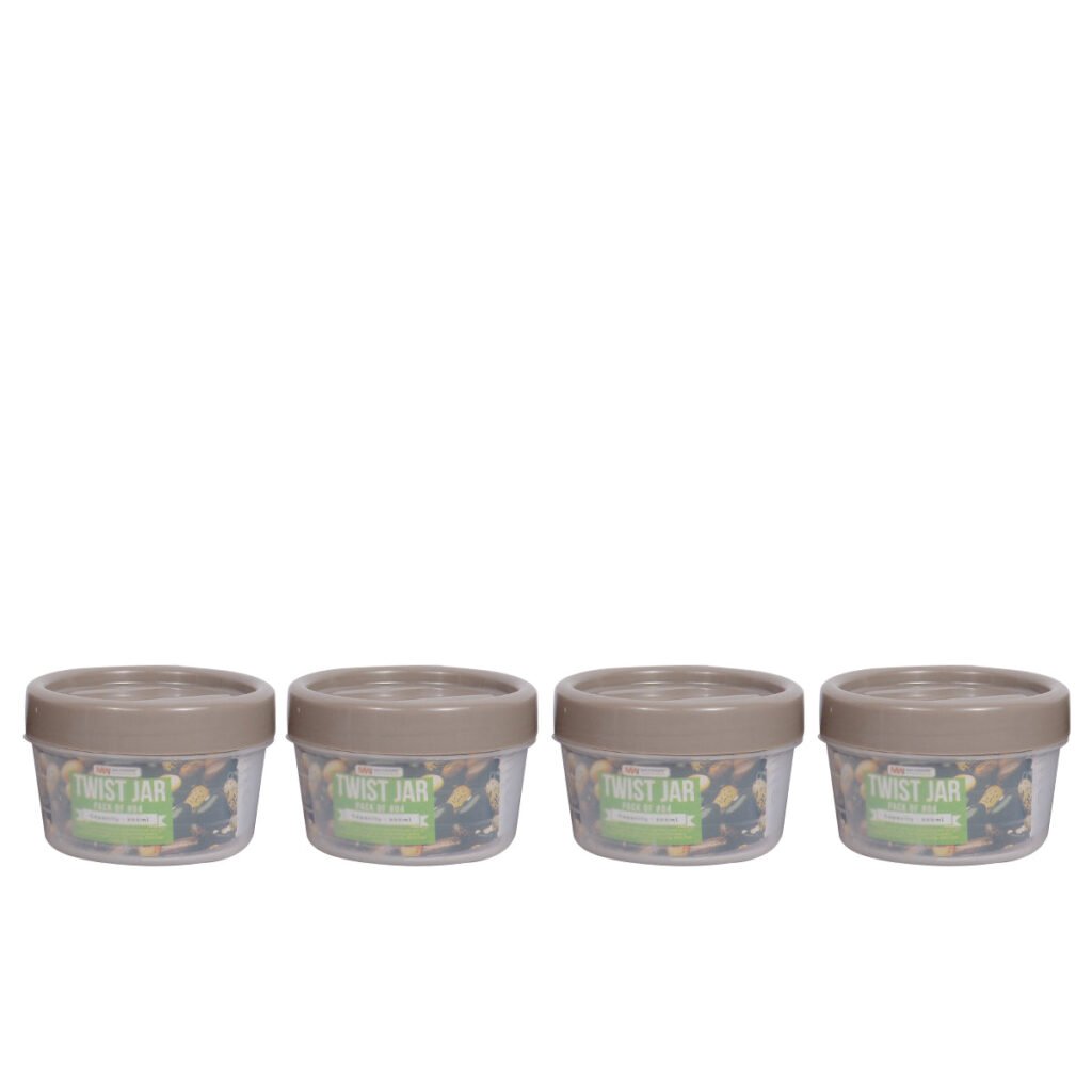 Twist Jar Small 200 ml (Pack of 04)