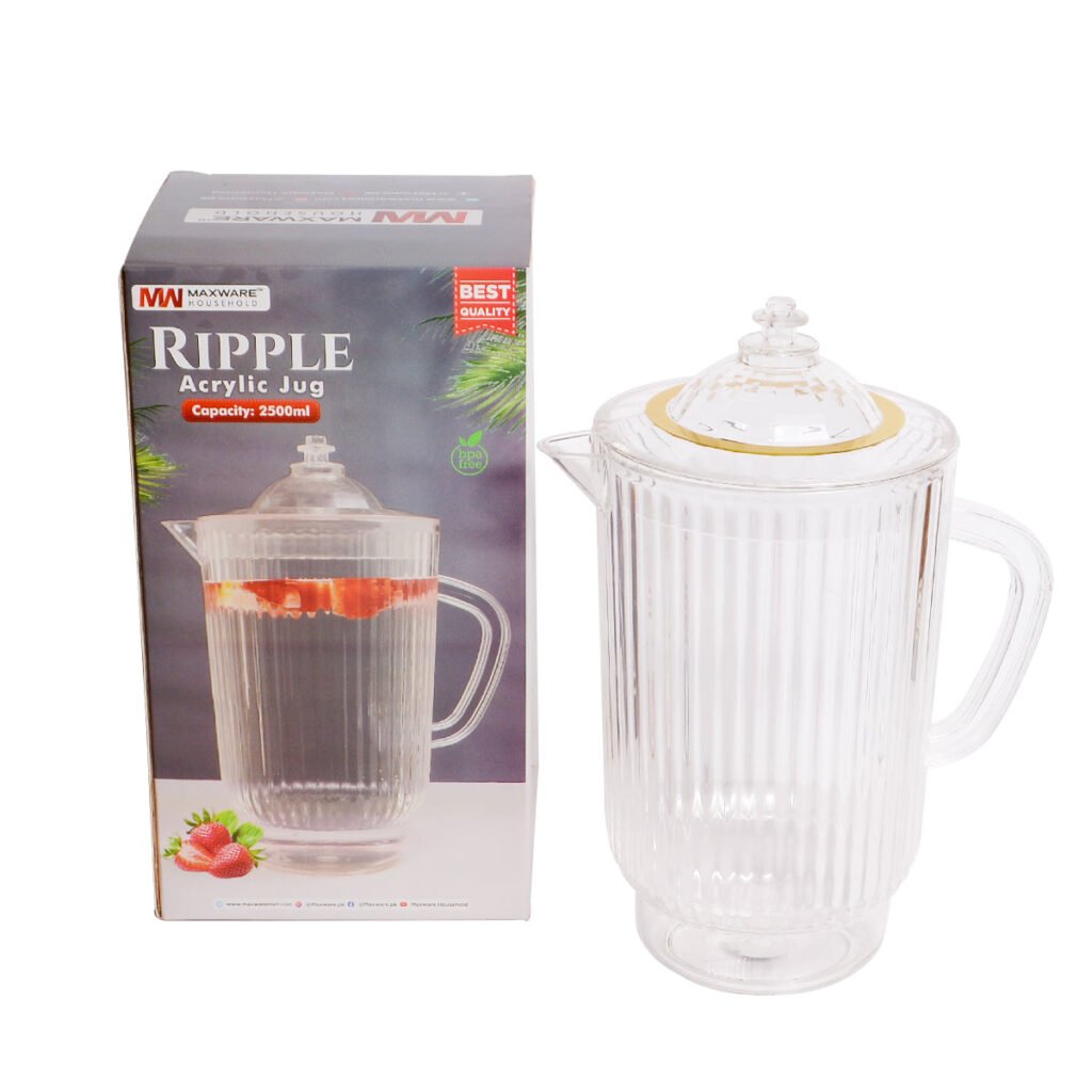 Ripple Acrylic Jug 2500 ml