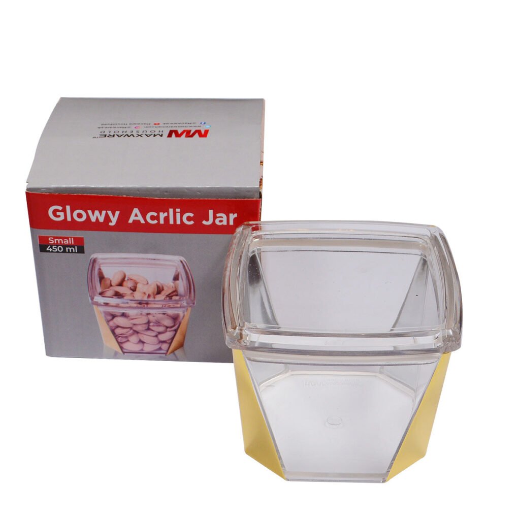 Glowy Acrylic Jar Small 450 ml
