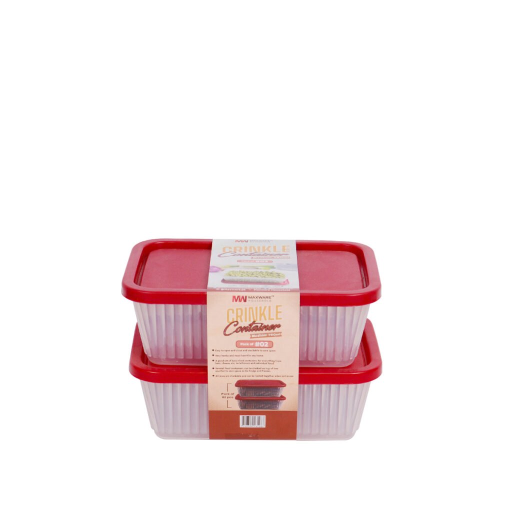 Crinkle Container Small Pack of #02 (350 ml)