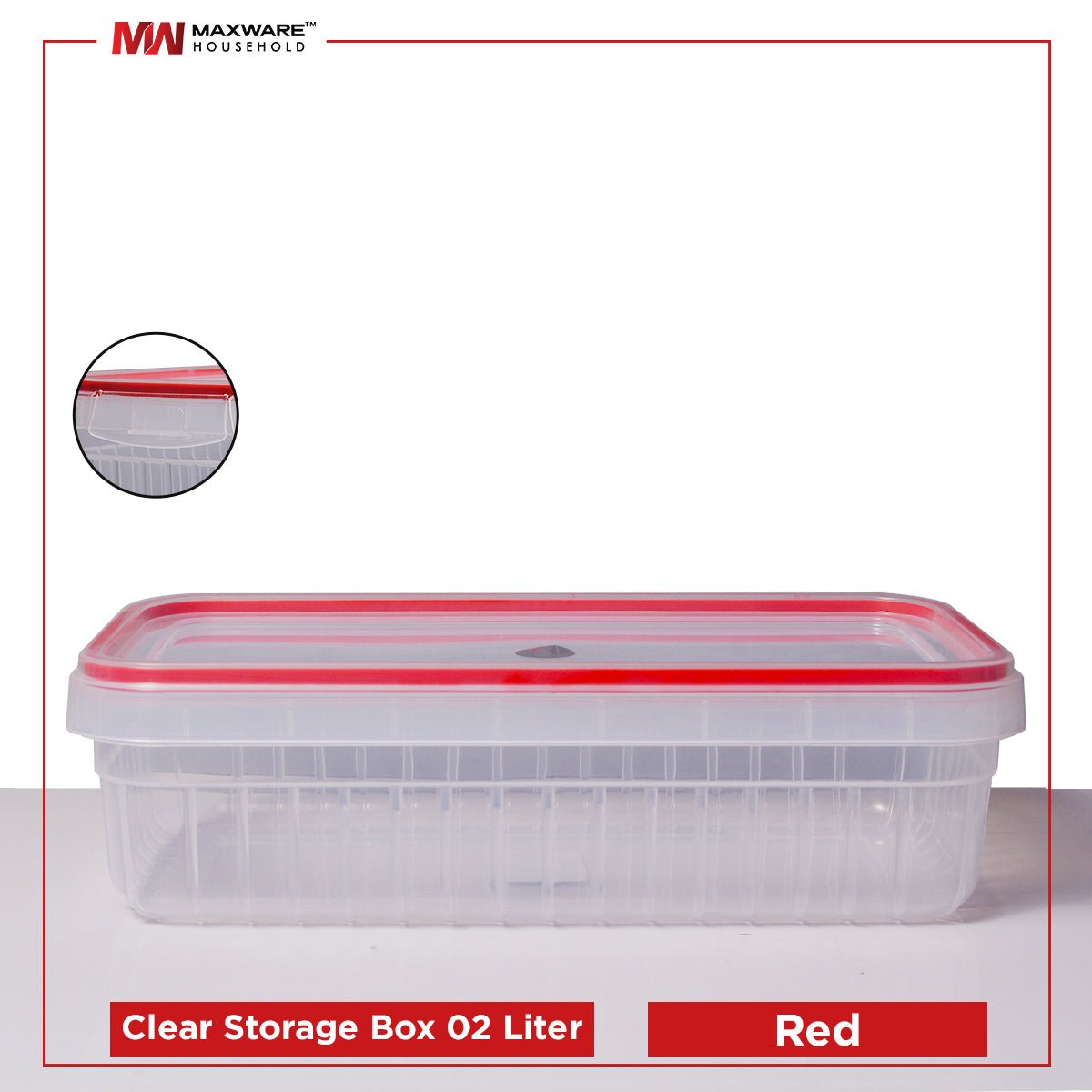 Clear Storage Box 02 Liter