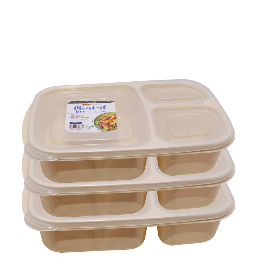 Meal-It Box Large (Pack of 03)