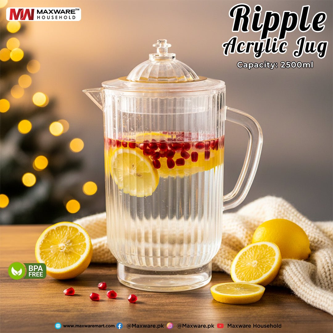 Ripple Acrylic Jug 2500 ml - Image 2
